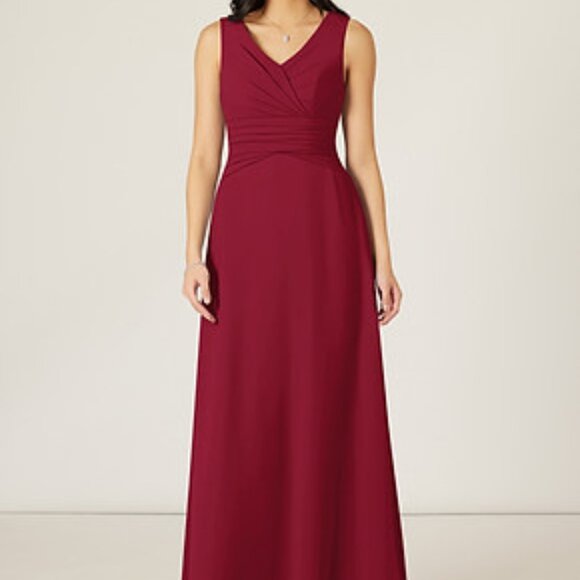 Azazie Mya A4 Burgundy Dress - Picture 1 of 6